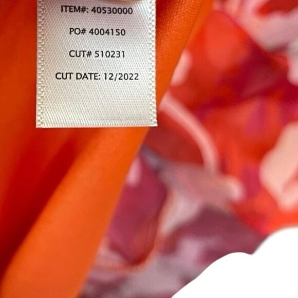 Torrid Midi Lined Lace Up Sweetheart Neckline Dress 2X 18-20 Floral Ruffle Red - Picture 8 of 12